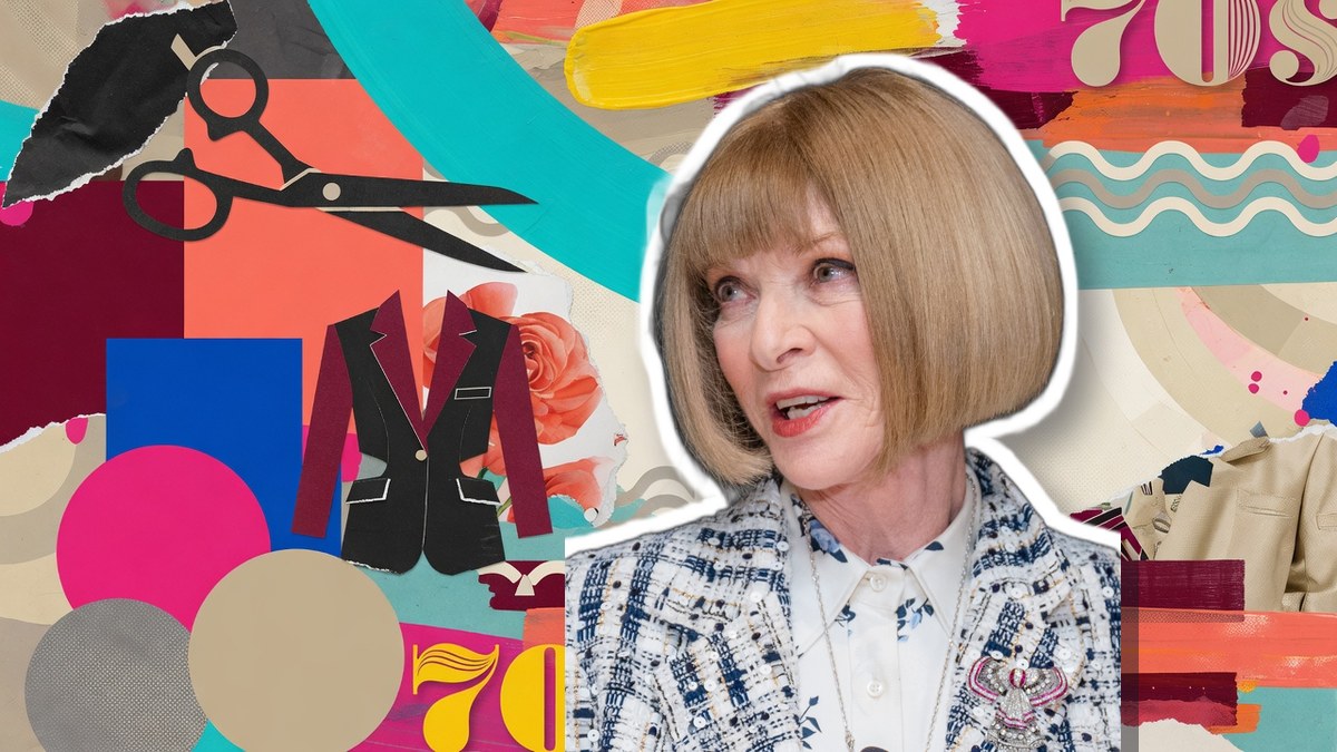 Woman with a chin-length tousled Prada-style bob haircut styled with an oversized blazer, 2026 fashion trend