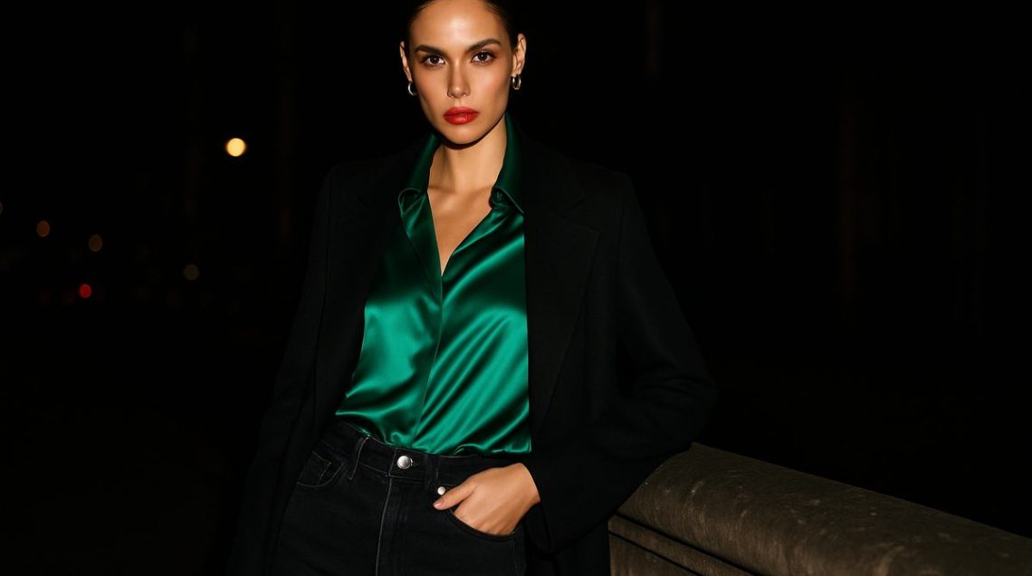 Forget the trench: why these 7 transitional outfits actually work for a British autumn British woman in Toteme over-the-knee boots, AGOLDE chocolate denim and Reiss burgundy leather jacket walking London street