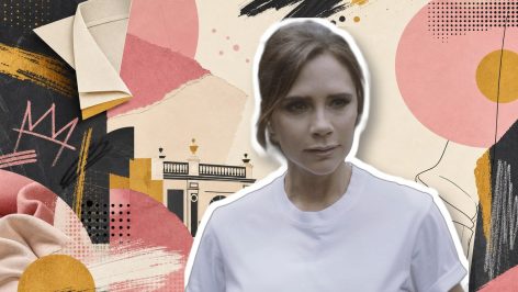 Victoria Beckham turns her personal styling tics into a runway language Victoria Beckham at her FW25 Paris Fashion Week show at Château de Bagatelle, wearing a tailored look with signature sculpted shoulders.