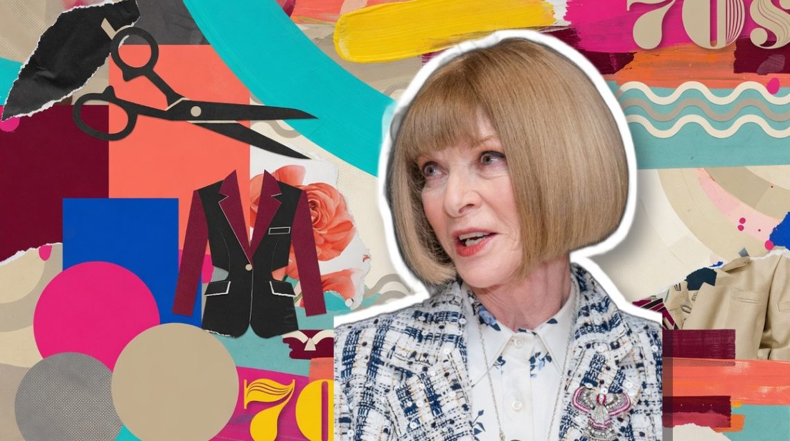 Woman with a chin-length tousled Prada-style bob haircut styled with an oversized blazer, 2026 fashion trend