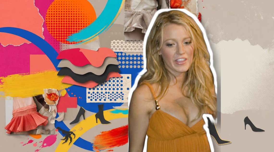Blake Lively just revived three 2025 trends in one look (and Lyst has the receipts) Blake Lively wearing a red Elie Saab eyelet peplum two-piece with Christian Louboutin taupe knee-high boots