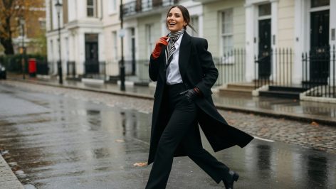 Why the capsule wardrobe rules everyone repeats are quietly ruining your autumn Neutral autumn wardrobe staples on a rail: wool coat, knitted jumper, tailored trousers and leather boots
