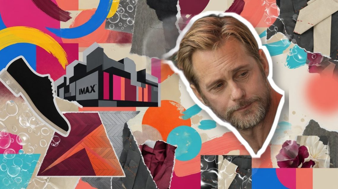 Alexander Skarsgård’s see-through Saint Laurent shoes are a stunt, not a trend Alexander Skarsgård in Saint Laurent transparent PVC 'O.Fan' oxfords at the BFI London Film Festival premiere of Wicker